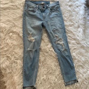 Rag and bone jeans light wash